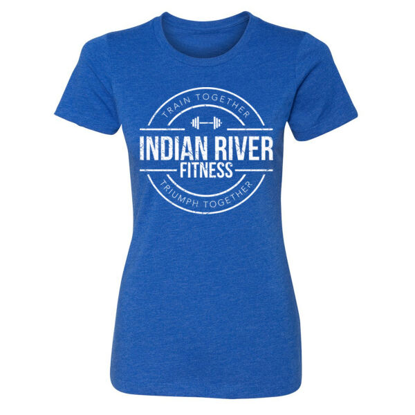 CIRCLE BADGE - WOMENS FITTED T-SHIRT - $GS61RN$ Thumbnail